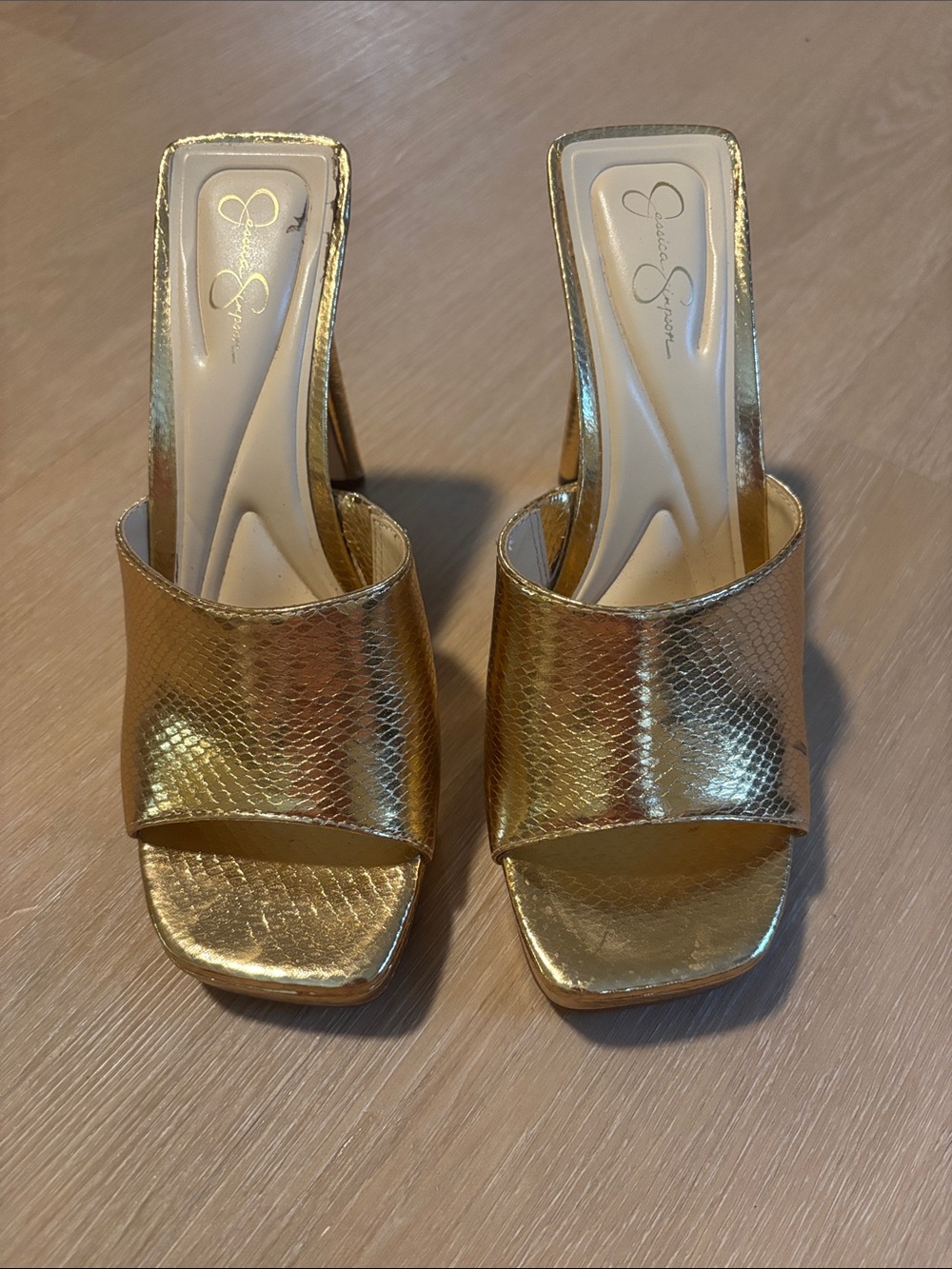 Jessica Simpson Azelica Blade Heel Sandals size 8